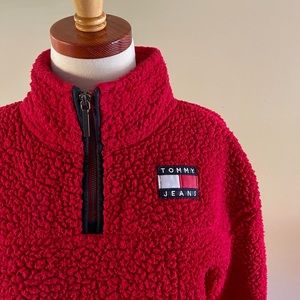 Vintage Tommy Jeans Women Fleece Jacket M